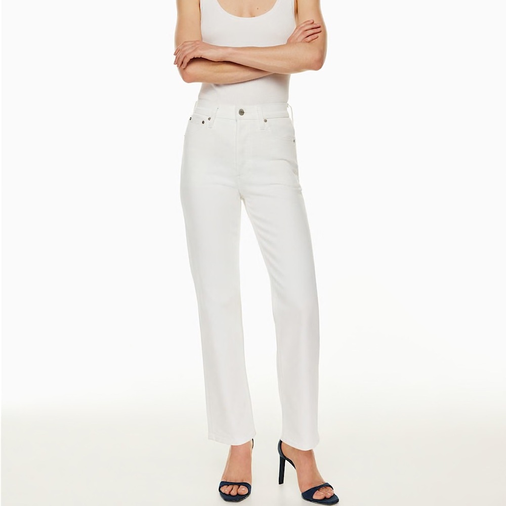 Aritzia❣️denim forum the arlo high rise straight 28L